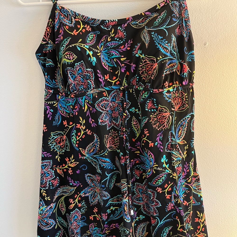 Floral‎ Black Women's swimsuit